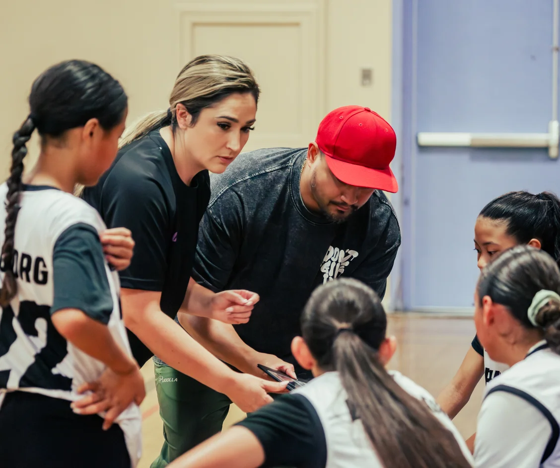 Volunteers and coaches at DLEAG